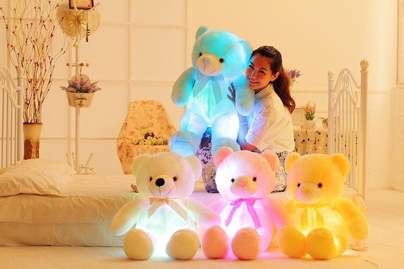 LED Teddy Bear Stuffed Animals Plush Toy