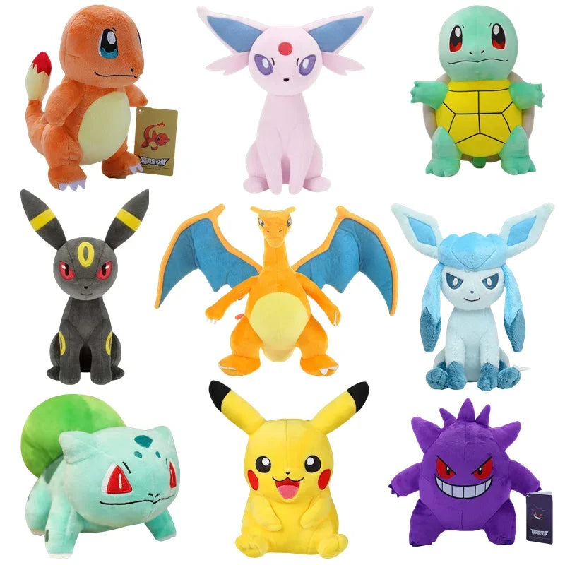 Pikachu Charizard Doll Gengar Squirtle Pokemon Plush Stuff Toy Plush
